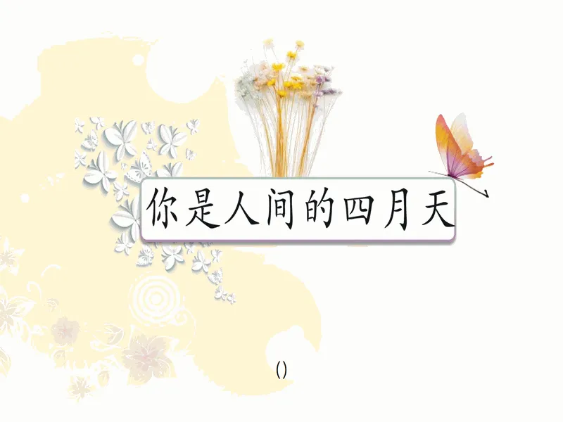 PPT内页预览