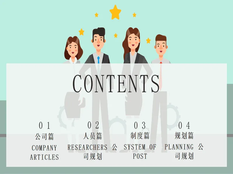PPT内页预览