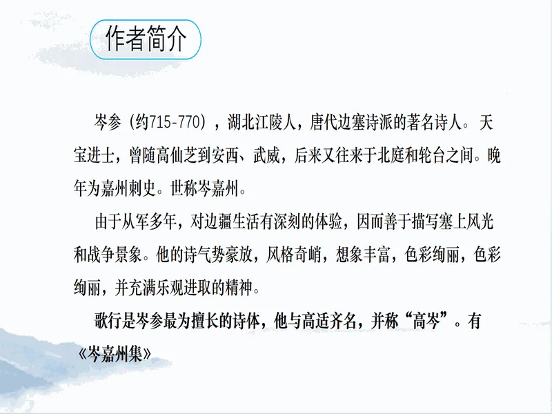 PPT内页预览