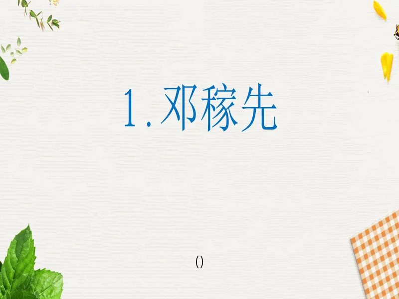 PPT内页预览