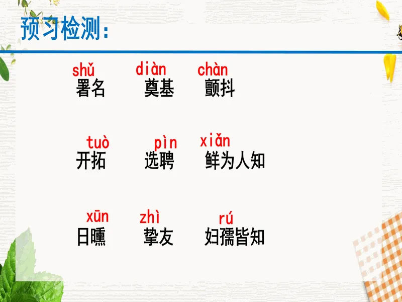 PPT内页预览