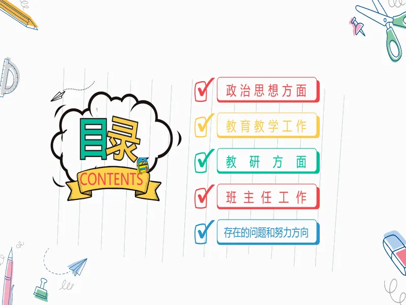 PPT内页预览