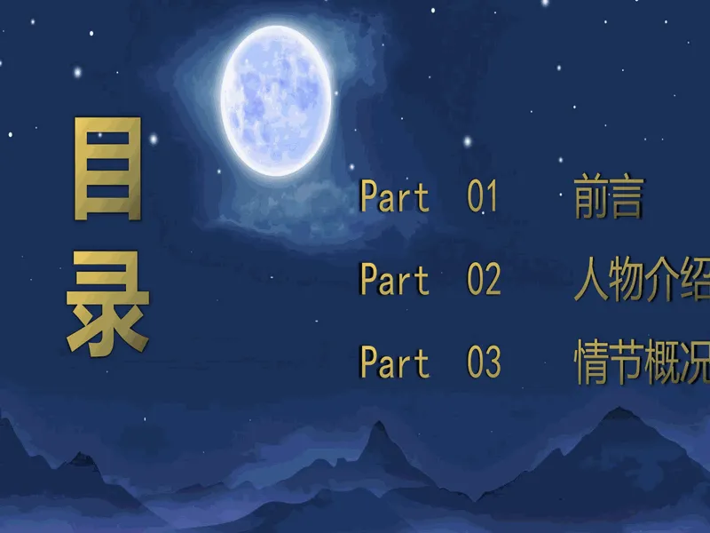 PPT内页预览