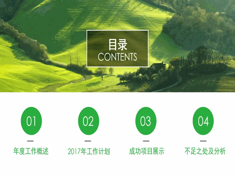 PPT内页预览