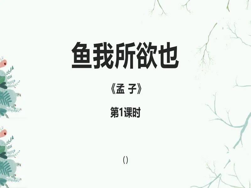 PPT内页预览