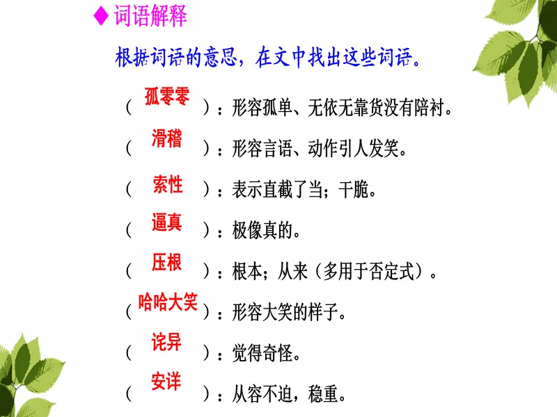 PPT内页预览