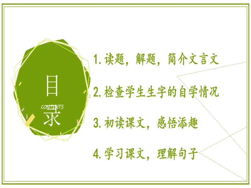 PPT内页预览