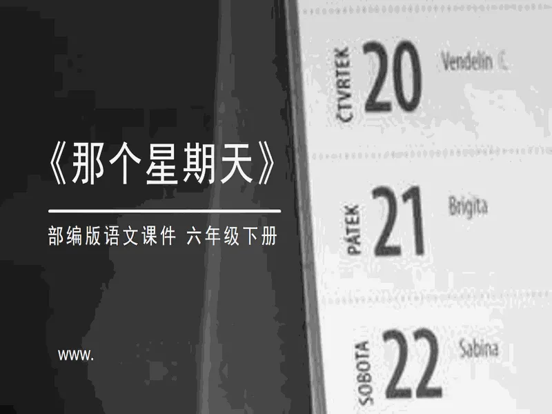 PPT内页预览